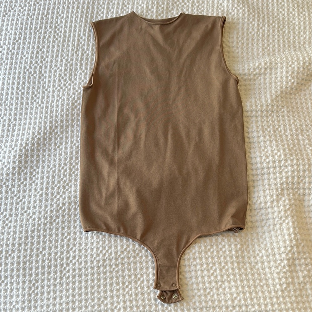 SKIMS Tan Bodysuit Minimalist